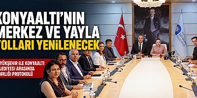 Büyükşehir ile Konyaaltı Belediyesi arasında işbirliği protokolü 