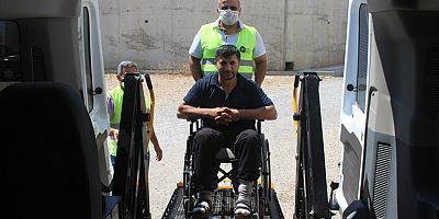 Büyükşehir’in Engelsiz Hizmet Aracı yüz güldürüyor