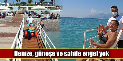 Büyükşehir’in engelsiz plajları rahat ve güvenli