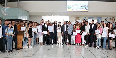 Büyükşehir’in genç gönüllüleri sertifika aldı