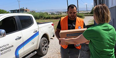 Büyükşehir’in glutensiz gıda yardımı sürüyor