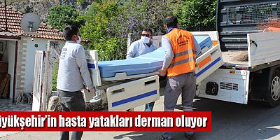 Büyükşehir’in hasta yatakları derman oluyor  