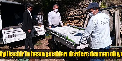 Büyükşehir’in hasta yatakları dertlere derman oluyor