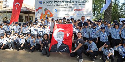 Büyükşehir’in izci adayları yemin etti