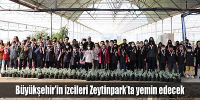Büyükşehir’in izcileri Zeytinpark’ta yemin edecek