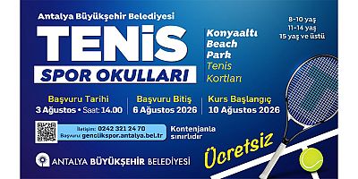 Büyükşehir’in ücretsiz tenis eğitimlerinde yeni dönem başlıyor
