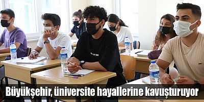 Büyükşehir’in üniversite hazırlık kurslarına yoğun ilgi