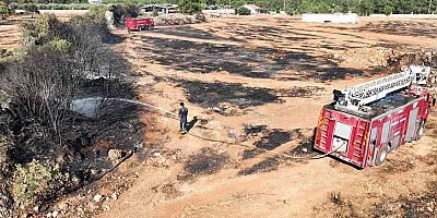 Büyükşehir İtfaiyesi’nden orman yangınına müdahale 