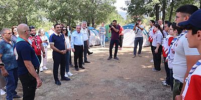 Büyükşehir izcileri Akseki’de kampta 