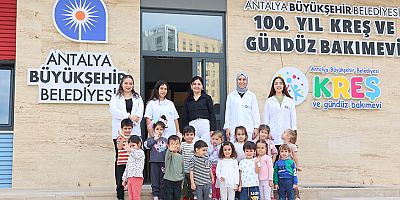 Büyükşehir Kepez Santral Mahallesi 100. Yıl kreşi açıldı