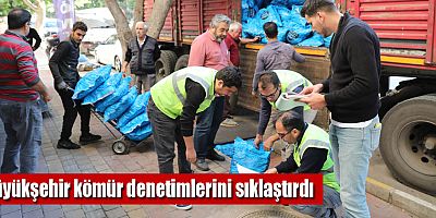 Büyükşehir kömür denetimlerini sıklaştırdı