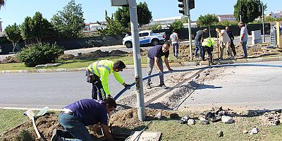 Büyükşehir Manavgat’ın sinyalizasyon altyapısını yeniliyor