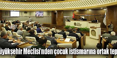 Büyükşehir Meclisi’nden çocuk istismarına ortak tepki