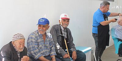 Büyükşehir Mobil Kuaför Tırı yaylalarda