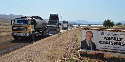 Büyükşehir Osmankalfalar grup yolunu asfaltladı