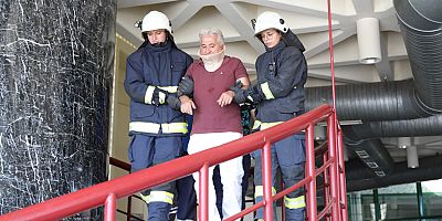 Büyükşehir otogarda deprem tatbikatı gerçekleştirdi