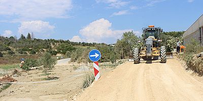 Büyükşehir Seydiler-Hacıali grup yolunda alternatif yol açıyor