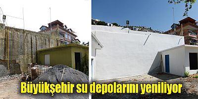 Büyükşehir su depolarını yeniliyor