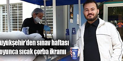 Büyükşehir üniversite öğrencilerinin yanında