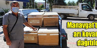 Büyükşehir yangında zarar gören bal üreticilerinin yanında