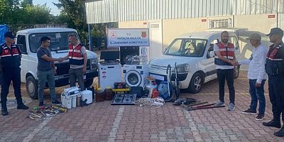 Çalınan eşyalar sahiplerine teslim edildi