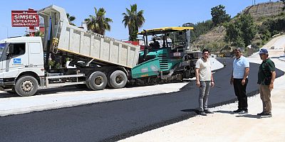 Çalkaya mahallesinde asfaltlama başladı