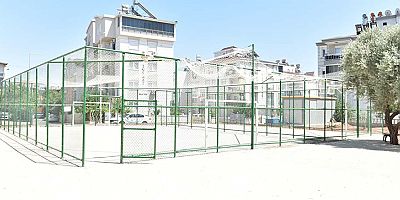 Çamlıbel Mahallesi’ne basketbol ve futbol sahası