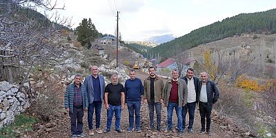 Çamlıca'da asfalt hazırlığı devam ediyor