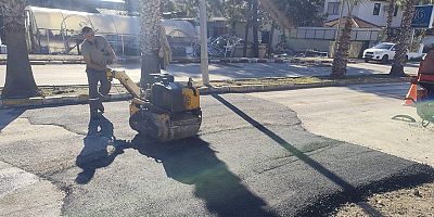 Çamyuva’da yol çalışması