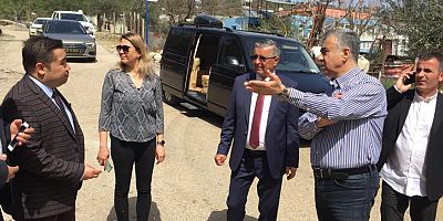 Çamyuva Hayıtlıgöl mevkisinde yaşanan su baskınlarına çözüm aranıyor