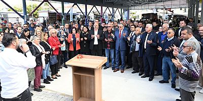 Çamyuva kapalı pazar yeri dualarla açıldı