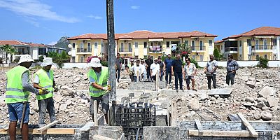 Çamyuva Kapalı Pazar yerinin temeli atıldı