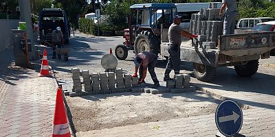 Çamyuva Mahallesi’nde altyapı çalışmaları