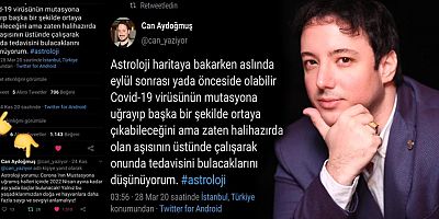 Can Aydoğmuş Covid-19 mutasyonunu bir yıl önce bildi