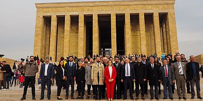 Canan Ceylan ve AGT Heyeti Anıtkabir'i ziyaret etti