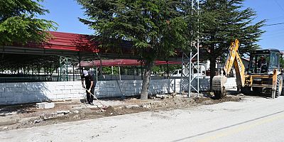 Canlı Hayvan Pazarı Kurban Bayramına hazır hale getiriliyor