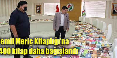 Cemil Meriç Kitaplığı’na 1400 kitap daha bağışlandı