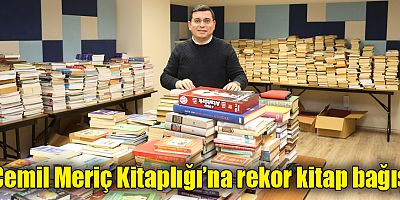 Cemil Meriç Kitaplığı’na rekor kitap bağışı