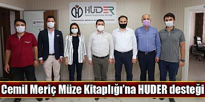 Cemil Meriç Müze Kitaplığı’na HUDER desteği