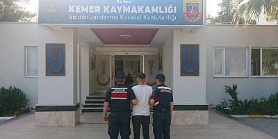 Çeşitli suçlardan aranan şahıs Kemer'de yakalandı