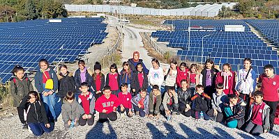 Çevre dostu öğrencilerden GES gezisi