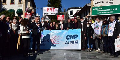 CHP Antalya İl Başkanı Cengiz: EYT'liler lütuf değil kazanılmış haklarını istiyor