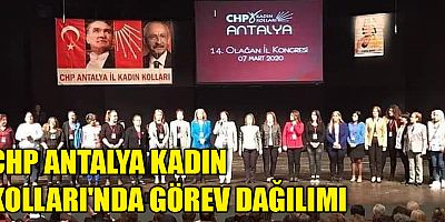 CHP Antalya Kadın Kolları'nda görev dağılımı