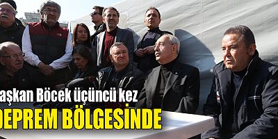 CHP Genel Başkanı Kemal Kılıçdaroğlu Hatay’da Büyükşehir Belediyesi’nin çadır kentini ziyaret etti