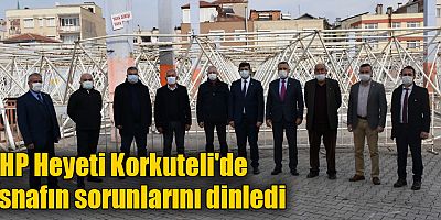 CHP Heyeti Korkuteli'de esnafın sorunlarını dinledi