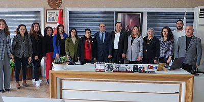 CHP İlçe yönetiminden Başkan Vekili Semih Top’a ziyaret