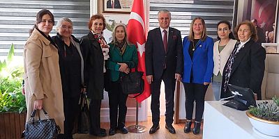 CHP Kadın Kollarından Başkan Topaloğlu’na ziyaret 