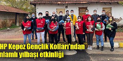 CHP Kepez Gençlik Kolları'ndan anlamlı yılbaşı etkinliği