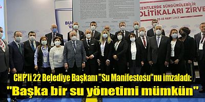 CHP'li 22 Belediye Başkanı 