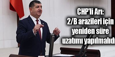 CHP'li Arı: 2/B arazileri için yeniden süre uzatımı yapılmalıdır